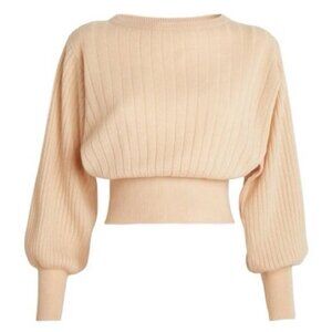 Crush Collection Cashmere Blouson Sleeve Jumper Sweater